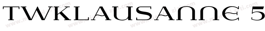 TWKLausanne 550Itali字体转换